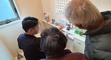 詰まったトイレ