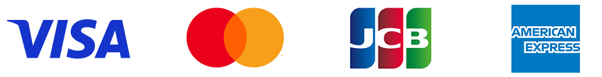 VISA MastarCard JCB AmericanExpress